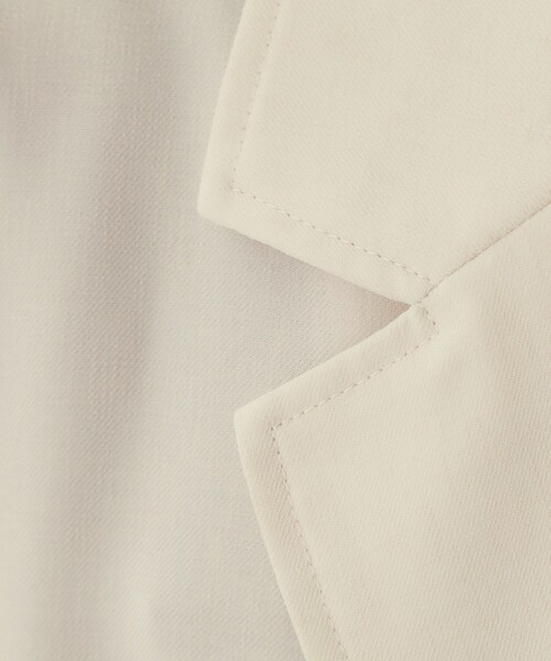 THE SHOP TK （ザ ショップ ティーケー ）の「ドルマン半袖ジャケット【洗える】（テーラードジャケット・レディース・ブラウン系/ブラック/アイボリー・99）」の15枚目の写真