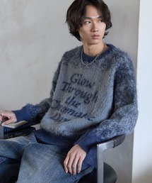 PBLIM | 《UNISEX》グラデシャギーニット(ニット/セーター)