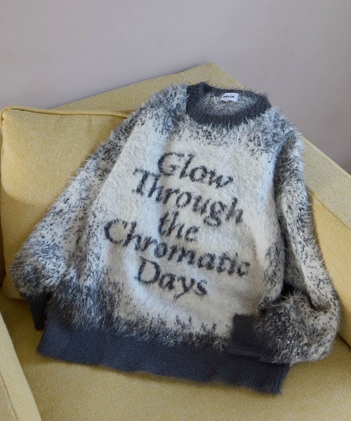 1 パーリーゲイツ シャギーサーマル レオパード ニット セーター 011 1 パーリーゲイツ シャギーサーマル レオパード ニット セーター