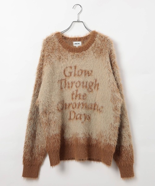 PBLIM（ページボーイリム）の「《UNISEX》グラデシャギーニット（ニット/セーター・レディース・ネイビー/ブラウン/ライトブルー/チャコールグレー・FREE）」の15枚目の写真