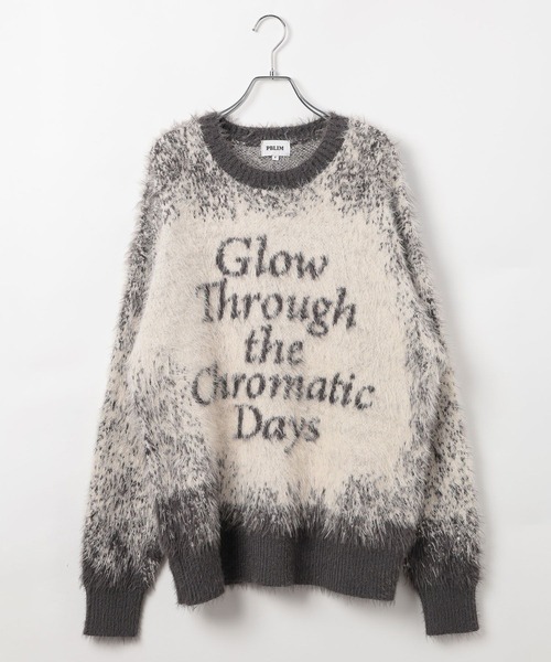 PBLIM（ページボーイリム）の「《UNISEX》グラデシャギーニット（ニット/セーター・レディース・ネイビー/ブラウン/ライトブルー/チャコールグレー・FREE）」の17枚目の写真