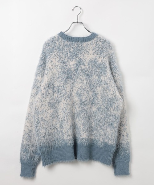 PBLIM（ページボーイリム）の「《UNISEX》グラデシャギーニット（ニット/セーター・レディース・ネイビー/ブラウン/ライトブルー/チャコールグレー・FREE）」の12枚目の写真