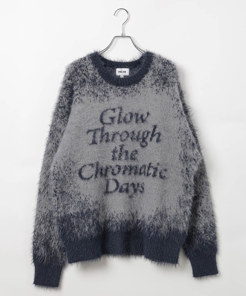 PBLIM（ページボーイリム）の「《UNISEX》グラデシャギーニット（ニット/セーター・レディース・ネイビー/ブラウン/ライトブルー/チャコールグレー・FREE）」の10枚目の写真