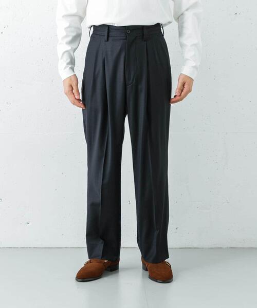 URBAN RESEARCH（アーバンリサーチ）の「new basic　Wool Silk Gabardine Pants（その他パンツ・メンズ・ブラック/ネイビー/チャコールグレー・MEDIUM/LARGE/X-LARGE）」の16枚目の写真