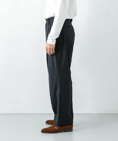 URBAN RESEARCH（アーバンリサーチ）の「new basic　Wool Silk Gabardine Pants（その他パンツ・メンズ・ブラック/ネイビー/チャコールグレー・MEDIUM/LARGE/X-LARGE）」の17枚目の写真