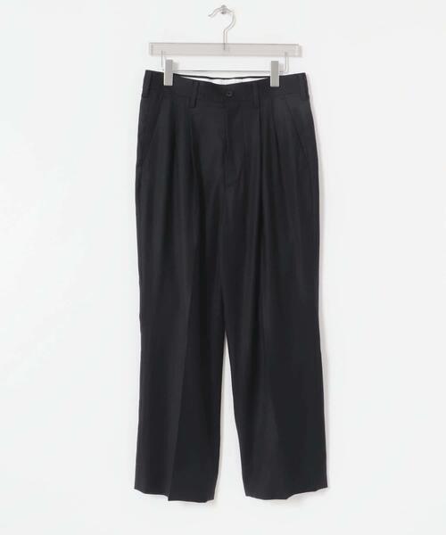 URBAN RESEARCH（アーバンリサーチ）の「new basic　Wool Silk Gabardine Pants（その他パンツ・メンズ・ブラック/ネイビー/チャコールグレー・MEDIUM/LARGE/X-LARGE）」の19枚目の写真