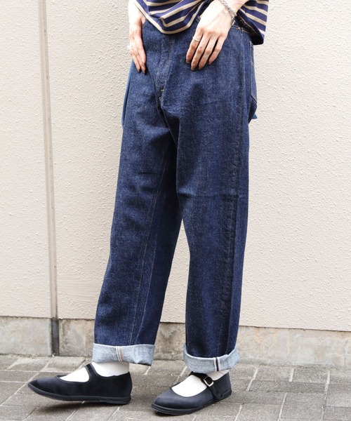 orSlow(オアスロウ)の「orSlow/オアスロウ ハイウエストセルビッジデニムパンツ HIGH WAIST SELVEDGE DENIM PANTS(JASMIN)(デニムパンツ・レディース・ワンウォッシュ・2/3/1)」の8枚目の写真
