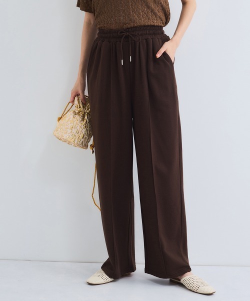 VICKY(ビッキー)の「ミニウラゲピンタックワイドパンツ≪手洗い可能≫(その他パンツ・レディース・ブラック/ライトグレー/ブラウン・M)」の3枚目の写真