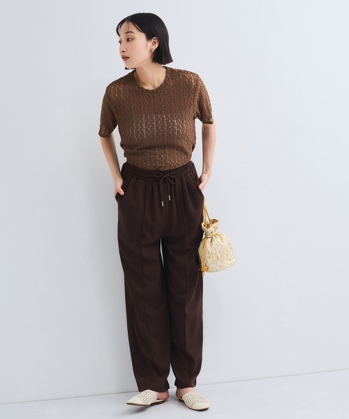 VICKY(ビッキー)の「ミニウラゲピンタックワイドパンツ≪手洗い可能≫(その他パンツ・レディース・ブラック/ライトグレー/ブラウン・M)」の17枚目の写真