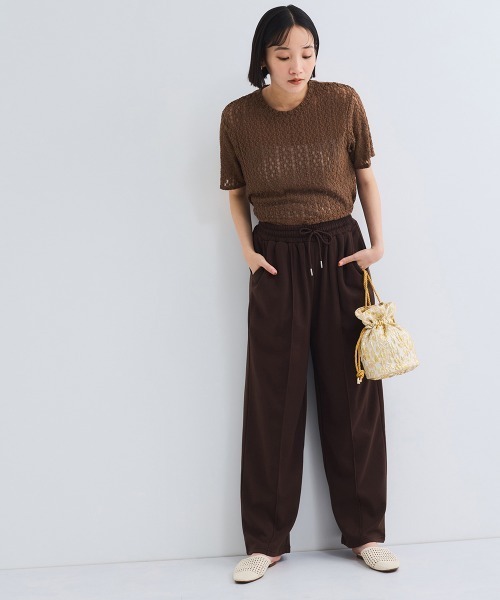 VICKY(ビッキー)の「ミニウラゲピンタックワイドパンツ≪手洗い可能≫(その他パンツ・レディース・ブラック/ライトグレー/ブラウン・M)」の18枚目の写真