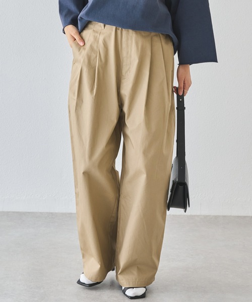 JOHN LAWRENCE SULLIVAN 22AW ウールワイドスラックス john ワイドスラックス JOHN LAWRENCE SULLIVAN 22AW ウールワイド