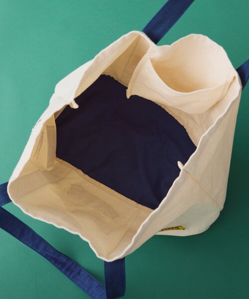 DISCUS（ディスカス）の「【DISCUS】キャンバスワッペンBIGトートバッグ（トートバッグ・レディース・ホワイト/オレンジ/オリーブ・ONE SIZE）」の9枚目の写真