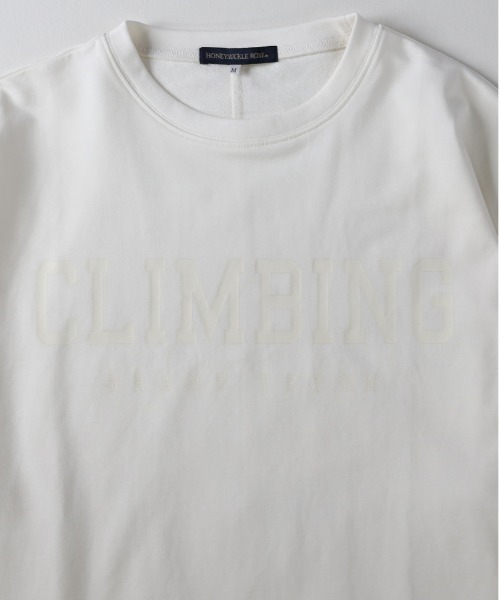 Right-on（ライトオン）の「【見た目は秋、機能は夏】【HONEYSUCKLE ROSE】インレイロゴＴシャツ(接触冷感/UVカット)（Tシャツ/カットソー・レディース・キナリ/ダークグレー/オフホワイト/レッド・M/S/L）」の13枚目の写真