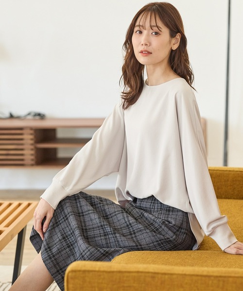 Honeys（ハニーズ）の「ドルマンブラウス（シャツ/ブラウス・レディース・ボルドー/ブラック/グレイッシュベージュ/チャコール・M/LL/L）」の12枚目の写真