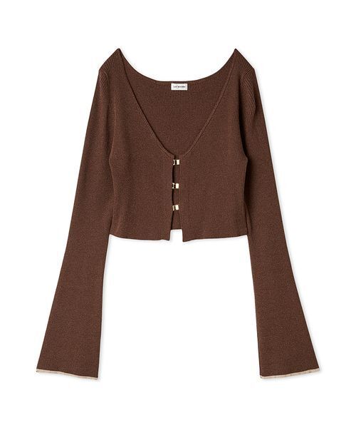 まこ LILY BROWN ニットカーデセットバリエキャミワンピース ニットカーデセットバリエーションキャミワンピース（マキシ丈