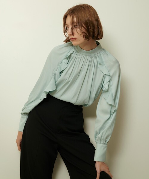セール】フリルスリーブブラウス（シャツ/ブラウス）｜allureville
