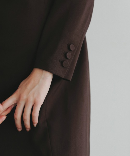 Power shoulder mini one-piece/パワーショルダーミニワンピース