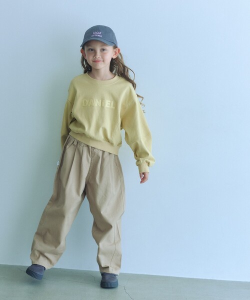 green label relaxing（グリーンレーベルリラクシング）の「チノ イージーパンツ / キッズ  120cm-160cm（チノパンツ・キッズ・ベージュ/パープル・150cm/130cm/160cm/120cm/140cm）」の5枚目の写真