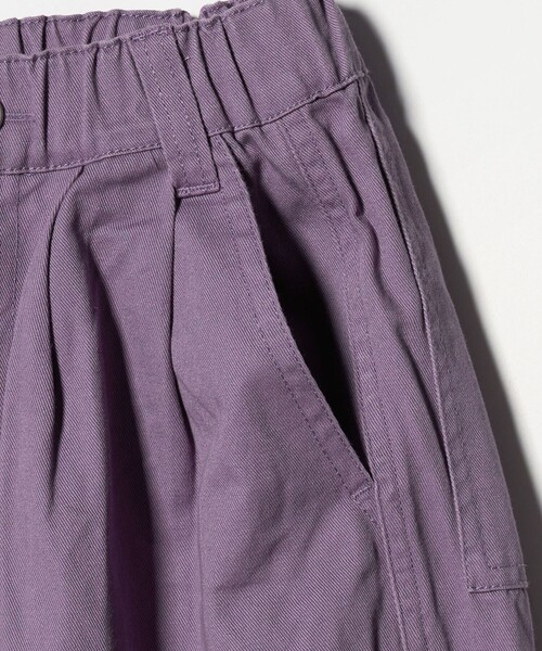 green label relaxing（グリーンレーベルリラクシング）の「チノ イージーパンツ / キッズ  120cm-160cm（チノパンツ・キッズ・ベージュ/パープル・150cm/130cm/160cm/120cm/140cm）」の15枚目の写真