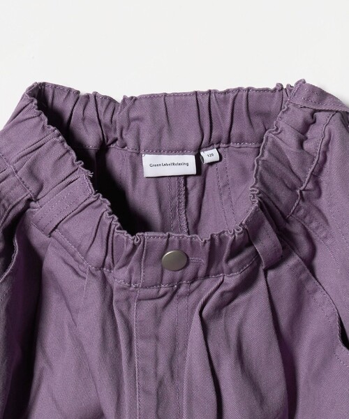 green label relaxing（グリーンレーベルリラクシング）の「チノ イージーパンツ / キッズ  120cm-160cm（チノパンツ・キッズ・ベージュ/パープル・150cm/130cm/160cm/120cm/140cm）」の17枚目の写真