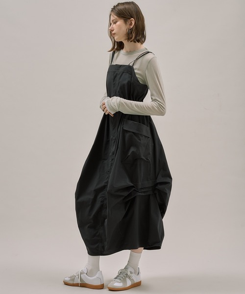 コクーンカーゴジャンパースカート（ワンピース）｜PUBLIC TOKYO