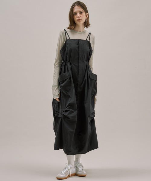 コクーンカーゴジャンパースカート（ワンピース）｜PUBLIC TOKYO