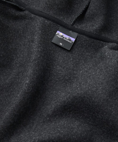 ragged mountain(ラギットマウンテン)の「【RAGGED MOUNTAIN/ラギットマウンテン】NASHUA/ナシュア フルジップ ニットフリース パーカー(パーカー・メンズ・ブラック/グレー・MEDIUM/LARGE/X-LARGE)」の8枚目の写真