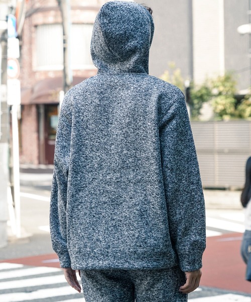 ragged mountain(ラギットマウンテン)の「【RAGGED MOUNTAIN/ラギットマウンテン】NASHUA/ナシュア フルジップ ニットフリース パーカー(パーカー・メンズ・ブラック/グレー・MEDIUM/LARGE/X-LARGE)」の18枚目の写真