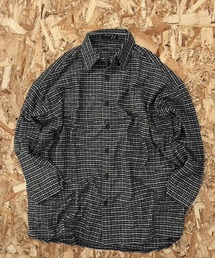 SHISKY | 【オーバーサイズ ヘビーネルシャツ】ワイドシルエット　チェック柄ヘビーネルシャツ(シャツ/ブラウス)