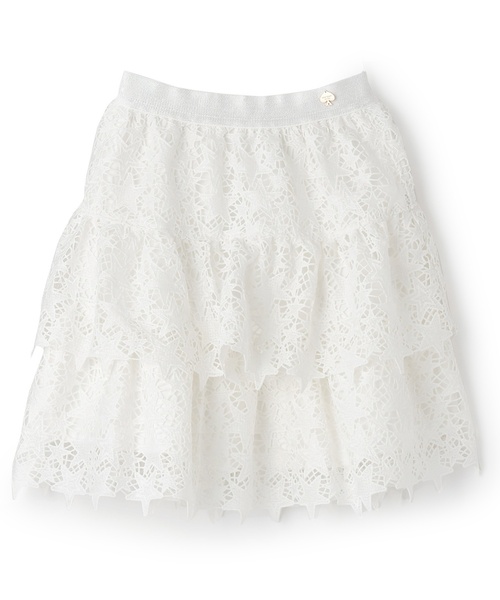 kate spade new york kids（ケイトスペードニューヨーク）の「スターレーススカート（スカート・キッズ・オフホワイト/ネイビー・130cm/120cm/140cm/160cm/150cm）」の2枚目の写真