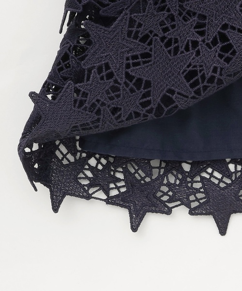 kate spade new york kids（ケイトスペードニューヨーク）の「スターレーススカート（スカート・キッズ・オフホワイト/ネイビー・130cm/120cm/140cm/160cm/150cm）」の6枚目の写真