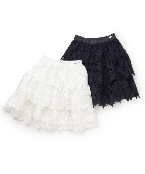 kate spade new york kids（ケイトスペードニューヨーク）の「スターレーススカート（スカート・キッズ・オフホワイト/ネイビー・130cm/120cm/140cm/160cm/150cm）」の8枚目の写真