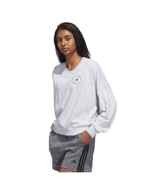 adidas(アディダス)の「【adidas×アルペン限定モデル】アディダス adidas W FARMKT FT クルースウェット(スウェット・レディース・ブルー/ホワイト/ライトグレー・S/M/L/XL)」の10枚目の写真
