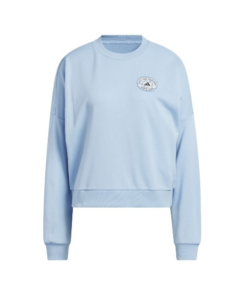 adidas(アディダス)の「【adidas×アルペン限定モデル】アディダス adidas W FARMKT FT クルースウェット(スウェット・レディース・ブルー/ホワイト/ライトグレー・S/M/L/XL)」の13枚目の写真