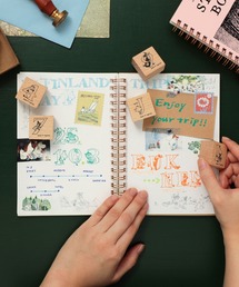 MOOMIN(ムーミン)のMOOMIN ムーミン スタンプブック(手帳/メモ帳)