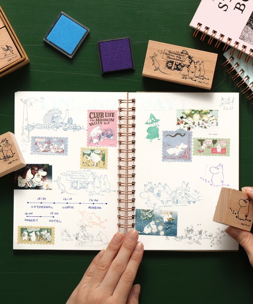 MOOMIN ムーミン スタンプブック（手帳/メモ帳）｜MOOMIN（ムーミン