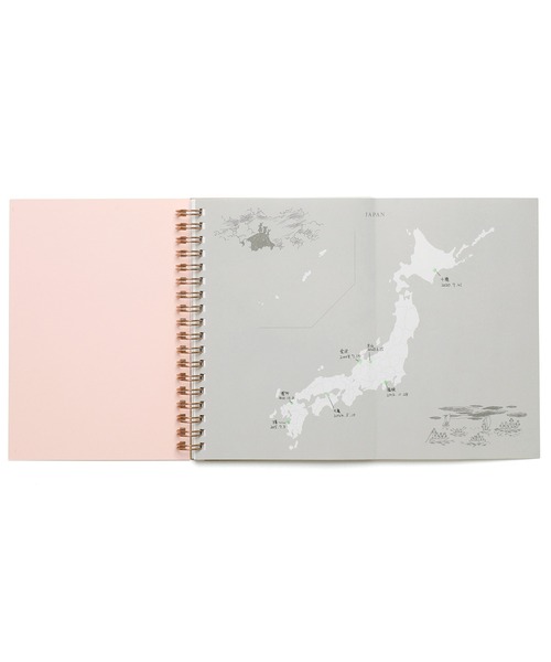 MOOMIN(ムーミン)の「MOOMIN ムーミン スタンプブック スタンプ帳 リングノート(手帳/メモ帳・レディース・ブルー/ピンク/グリーン・FREE)」の10枚目の写真