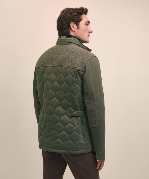 BROOKS BROTHERS（ブルックスブラザーズ）の「ポリエステルブレンド　キルティング×ツイード　フィールドジャケット（ミリタリージャケット・メンズ・カーキ・LARGE/MEDIUM/SMALL/X-LARGE）」の16枚目の写真