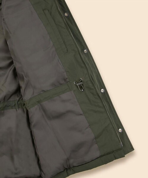 BROOKS BROTHERS（ブルックスブラザーズ）の「ポリエステルブレンド　キルティング×ツイード　フィールドジャケット（ミリタリージャケット・メンズ・カーキ・LARGE/MEDIUM/SMALL/X-LARGE）」の14枚目の写真