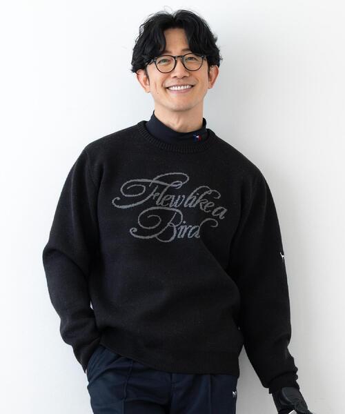 adabat（アダバット）の「【新レーベル ADABAT NAVY】櫻井貴史コラボニット（ニット/セーター・メンズ・ホワイト系/ブラック・46/48/50）」の2枚目の写真