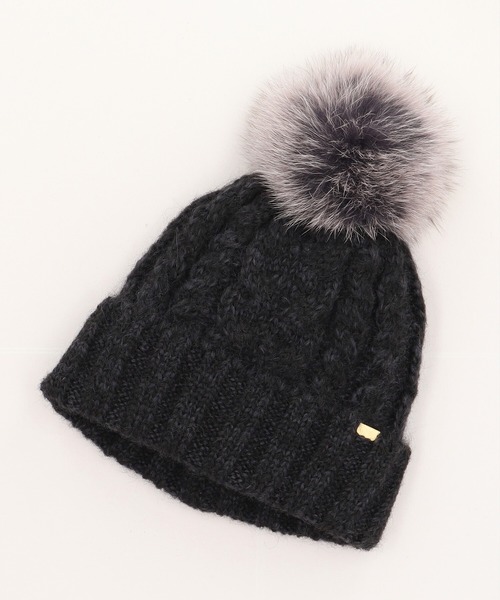 CA4LA（カシラ）の「EX WINTER 6（ニットキャップ/ビーニー・レディース・ホワイト/ブラック/グレー/ベージュ・ONESIZE）」の3枚目の写真