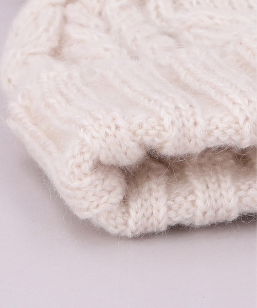 CA4LA（カシラ）の「EX WINTER 6（ニットキャップ/ビーニー・レディース・ホワイト/ブラック/グレー/ベージュ・ONESIZE）」の6枚目の写真