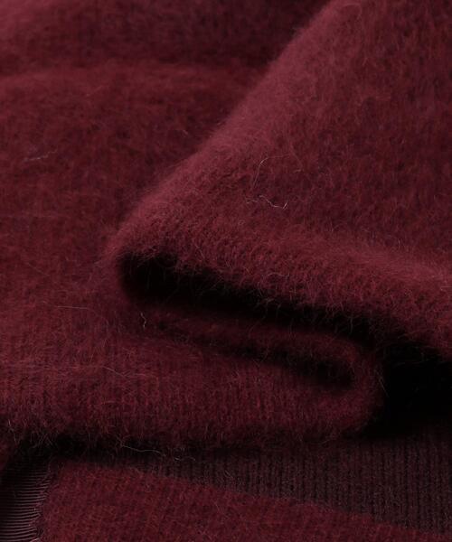 URBAN RESEARCH ROSSO WOMEN（アーバンリサーチ　ロッソ）の「ELENDEEK　CREW-NECK RACCOON MIX WCARDIGAN（カーディガン/ボレロ・レディース・ベージュ系その他/ボルドー・1/2）」の13枚目の写真