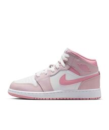 JORDAN BRAND(W[_uh)̃GA W[_ 1 MID WjAV[Y / Air Jordan 1 Mid Big Kids' Shoes DQ8423-600 Pearl Pink(Xj[J[)