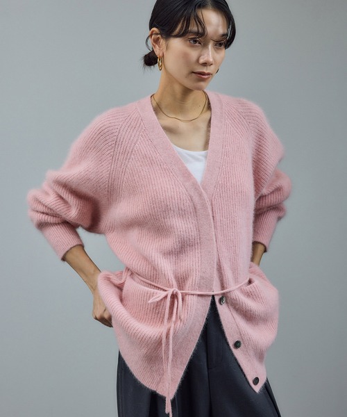 WEB限定】フォックスウールVネックニットカーディガン