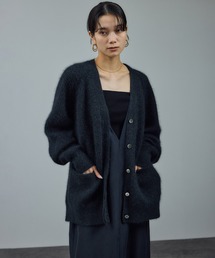 SALON adam et rope'（サロン アダム エ ロペ）の「【WEB限定】フォックスウールニットVネックカーディガン（カーディガン/ボレロ・レディース）」