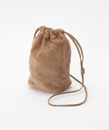hobo(z[{[)hobo / z[{[ ʒ DRAWSTRING POUCH PIG SUEDE(Nb`obO)