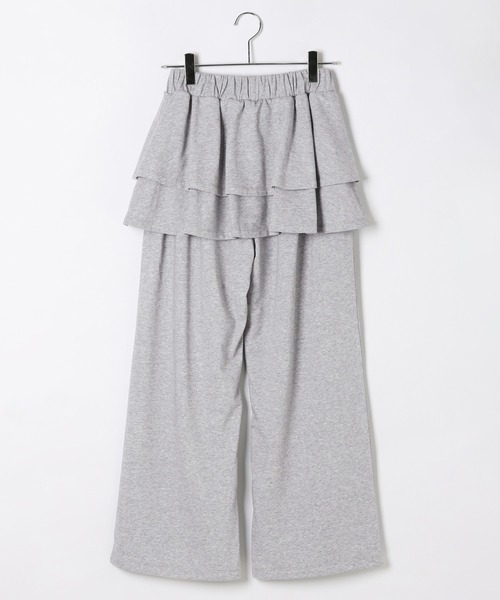 Heather(ヘザー)の「【POLO BCS(ポロ・ビーシーエス)】フリルレイヤードパンツ 595467(その他パンツ・レディース・グレー/ネイビー・FREE)」の10枚目の写真