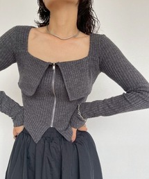 AMAIL | Zip Lady Top(ポロシャツ)