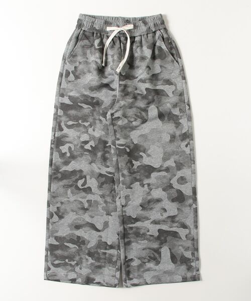 .KOM(ドットコム)の「A'GEM/9 × .kom 『.KOM/ドットケーオーエム』 Camouflage Wide Sweat Pants/カモフラージュ ワイドスウェットパンツ(スウェットパンツ・レディース・グレー・M)」の11枚目の写真